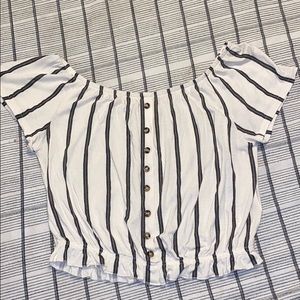 Buttoned Crop Top